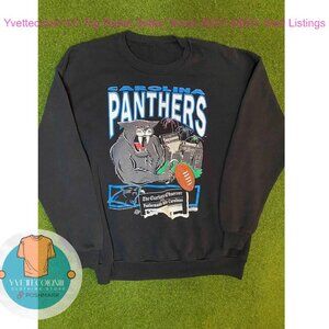 1993 Carolina Panthers Charlotte Observer NFL sweatshirt shirt black